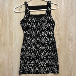 Black and White Body Con dress